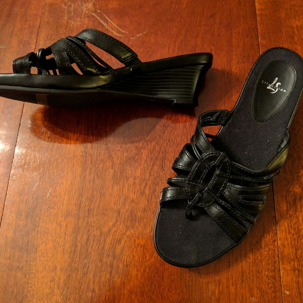 Life Stride wedge sandals